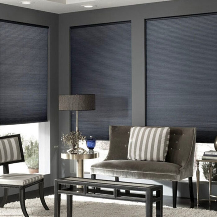 Cellular Shades & Sliders| 9/16 Single Cell Blackout Fire Retardant | Just Shades Corporation